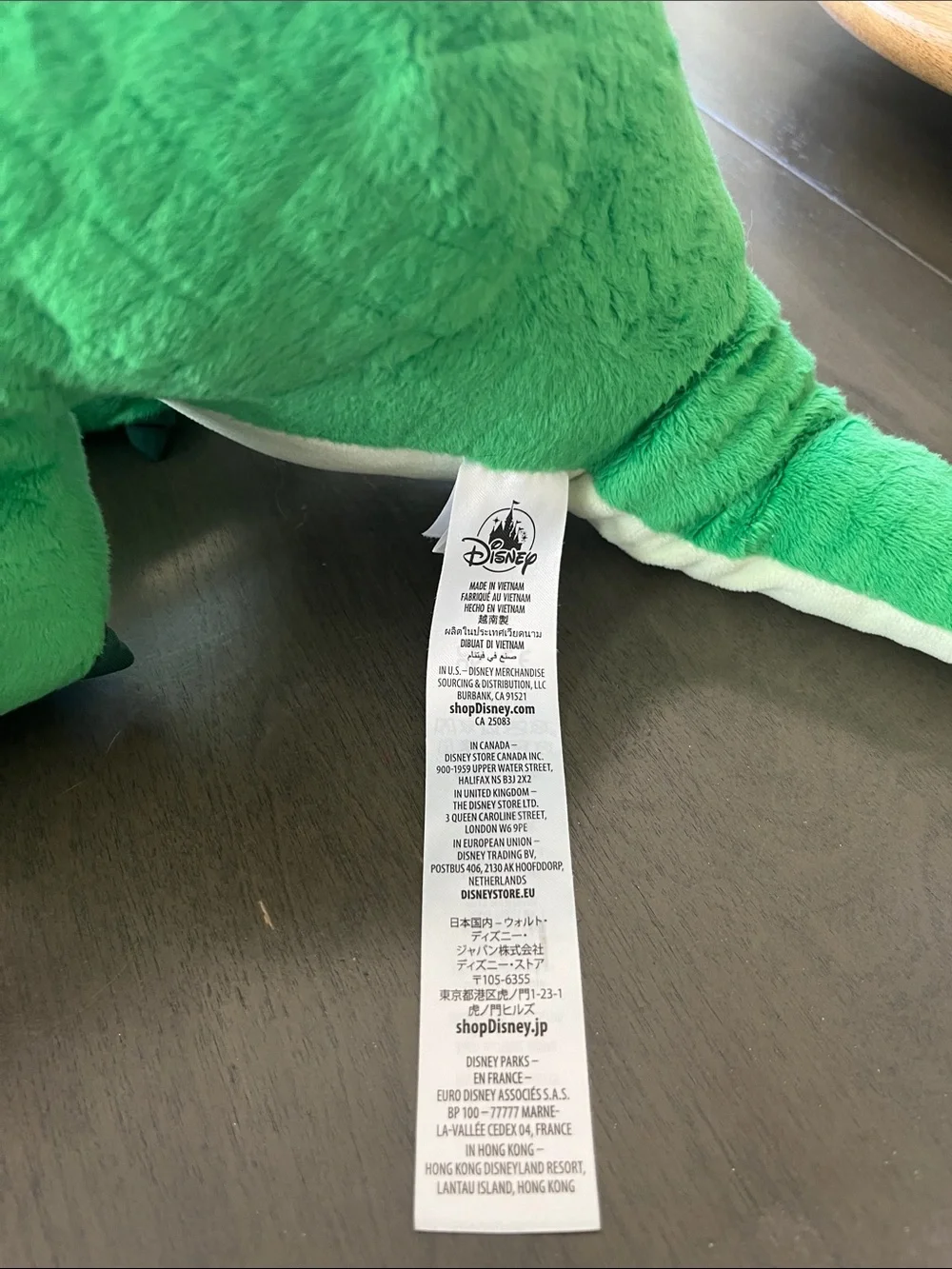 Disney Green Plush Dino Stuffed Animal